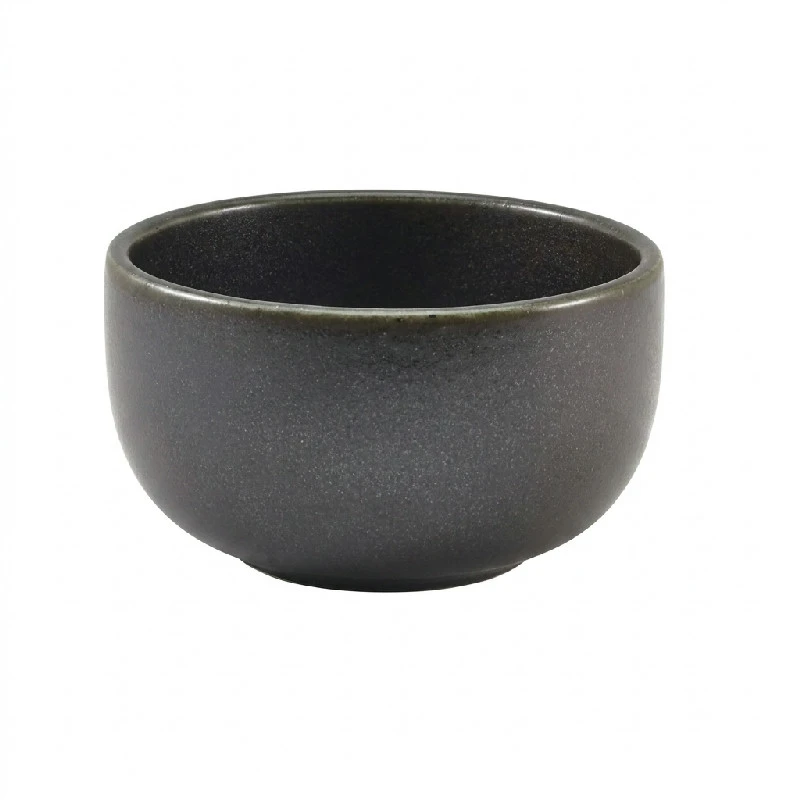 Cinder Svart Rund skål 12,5cm - Terra BW-PBK12 by Genware color Svart