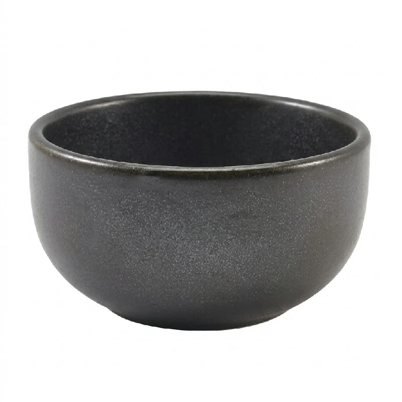 Cinder Svart rund skål 11,5 cm – Terra BW-PBK11 by Genware color Svart