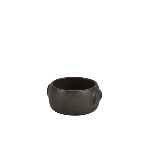Stengods Antigo Smörskål 90ml - Terra BP-AN3 by Genware color Svart
