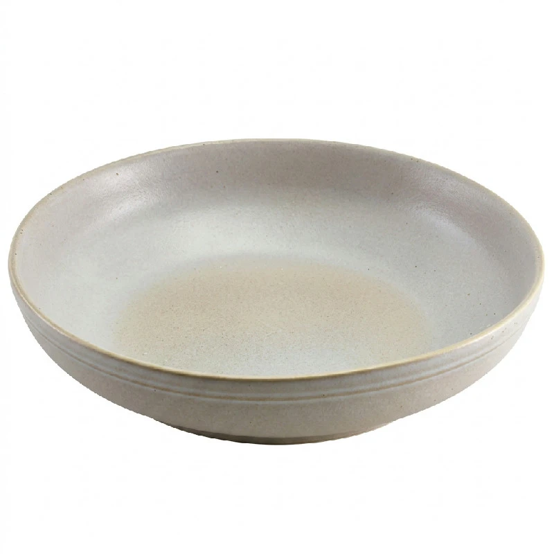 Stengods Antigo Barley Coupeskål 23cm CB-ABR23 by Genware color Svart
