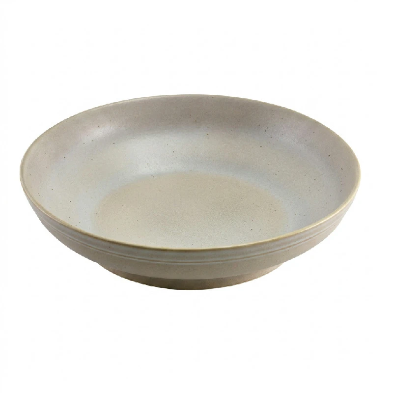 Stengods Antigo Barley Coupe skål 27.5cm - Terra CB-ABR27 by Genware color Svart