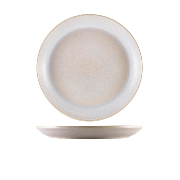 Stengods Antigo Barley Coupetallrik 24 cm - Terra CP-ABR24 by Genware color Svart