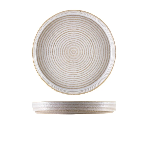 Stengods Antigo Barley Tallrik 21cm - Terra PR-ABR21 by Genware color Svart