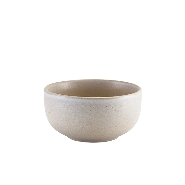 Stengods Antigo Barley rund skål 11.5cm - Terra BW-ABR11 by Genware color Svart