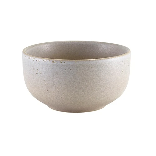Stengods Antigo Barley rund skål 12.5cm - Terra BW-ABR12 by Genware color Svart