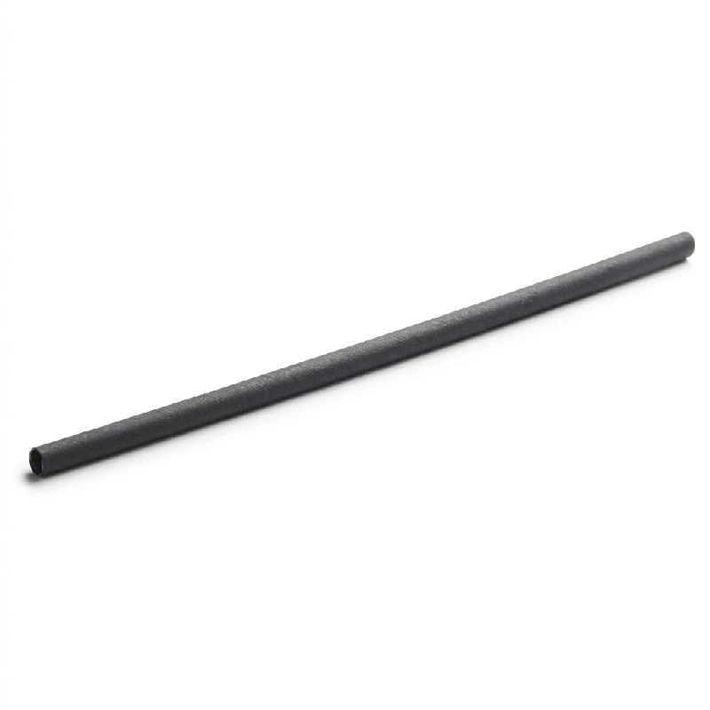 Sugrör raka, svart, 8 x 230 mm 126548-1 by Multiline color Svart