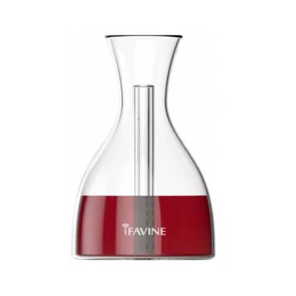 Karaff 600 ml i klart glas IFAD600 by IFAP color Svart
