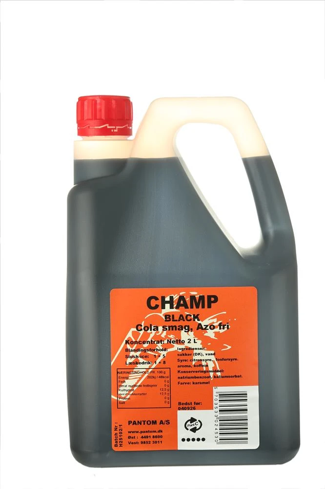 Champ Slush Ice Cola, 2L 306130 by CHAMP color Svart