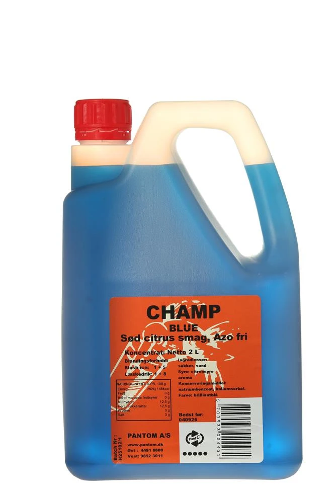 Champ SlushIce blue, 2L 306129 by CHAMP color Svart