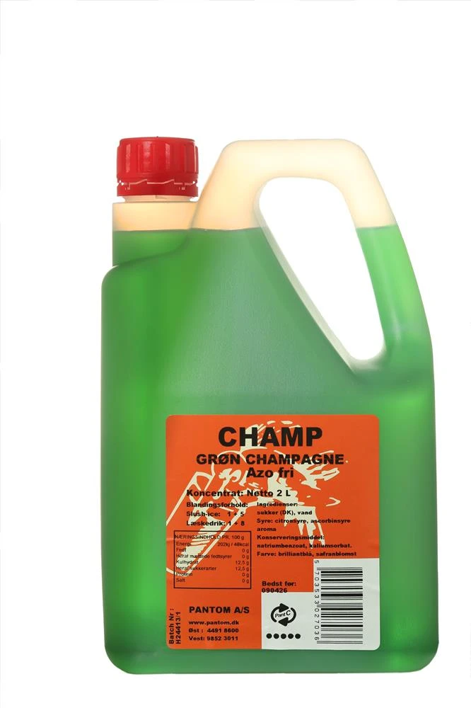 Champ SlushIce champagnegrön, 2L 306137 by CHAMP color Svart