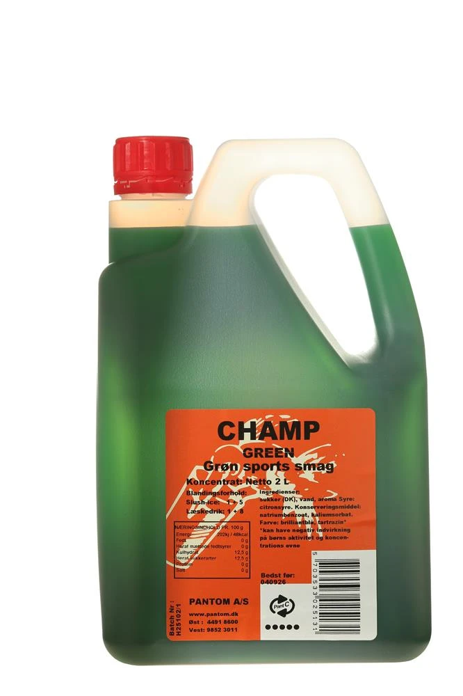Champ SlushIce Green Sport, 2L 306135 by CHAMP color Svart