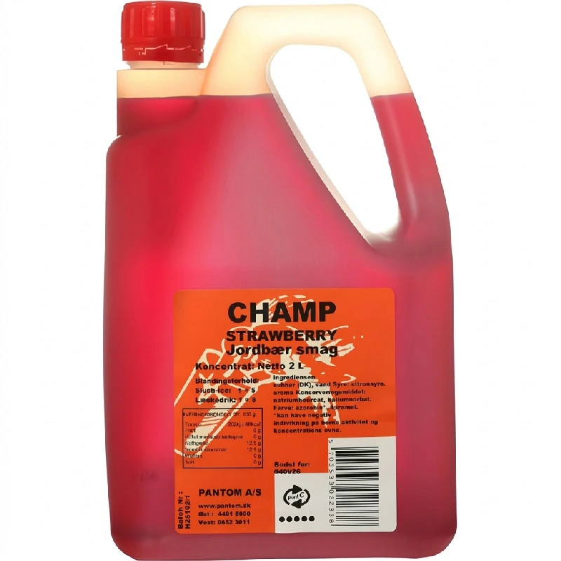 Champ SlushIce Strawberry, 2L 306126 by CHAMP color Svart
