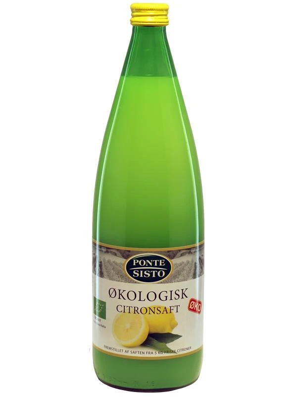Ponte Sisto Ekologisk Citronsaft 100 cl 242815 by PONTESISTO color Svart