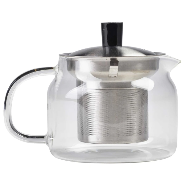Glastekanna 47cl/16.5oz GTP470 by Genware color Svart