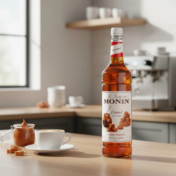 Monin Sirap Karamell (PET) FL 100 67050 by MONIN color Svart