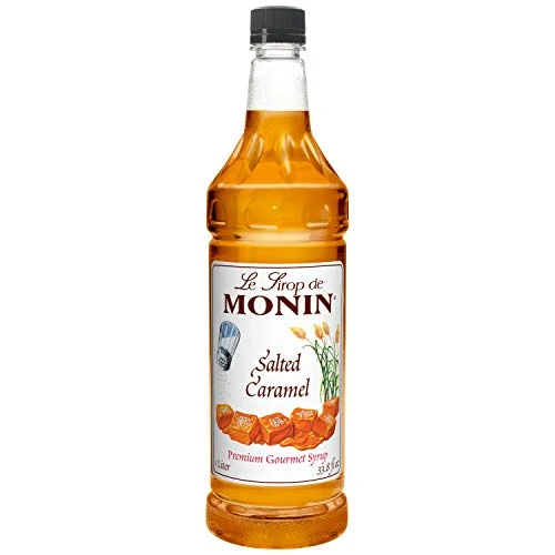 Monin Sirap Saltad Karamell (PET) FL 100 61326 by MONIN color Svart