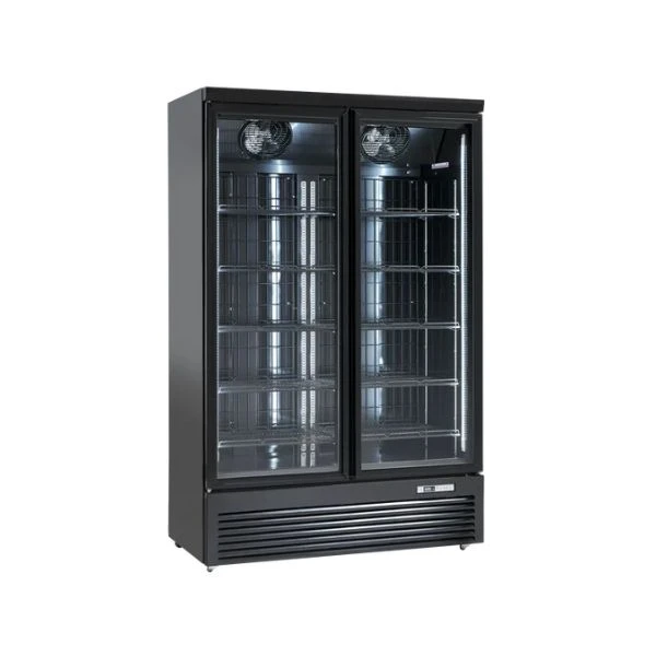 Displayfrysskåp - KF 1006 BE - Scandomestic 25324010000KF1006BE by Scandomestic color Svart