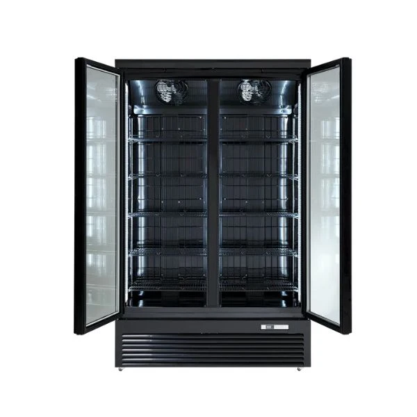 Displayfrysskåp - KF 1006 BE - Scandomestic 25324010000KF1006BE by Scandomestic color Svart