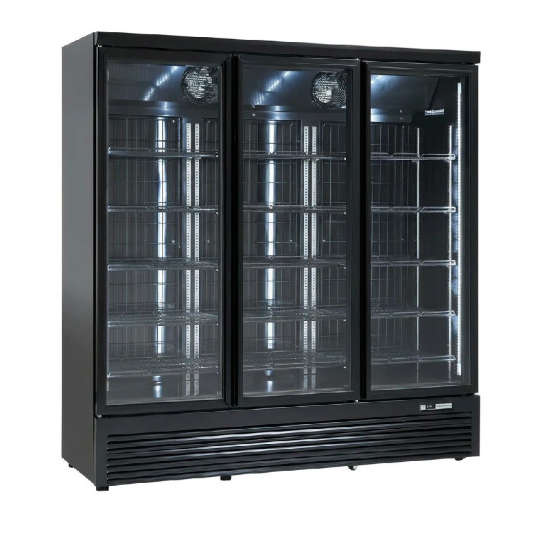 Displayfrysskåp - KF 1563 BE - Scandomestic 25324010000KF1563BE by Scandomestic color Svart
