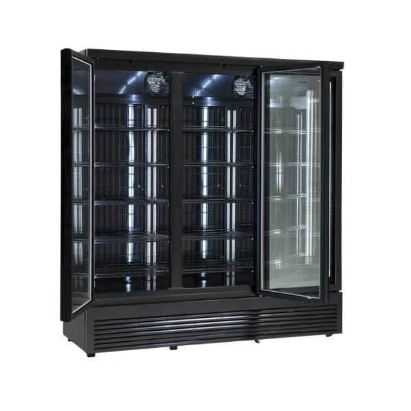 Displayfrysskåp - KF 1563 BE - Scandomestic 25324010000KF1563BE by Scandomestic color Svart