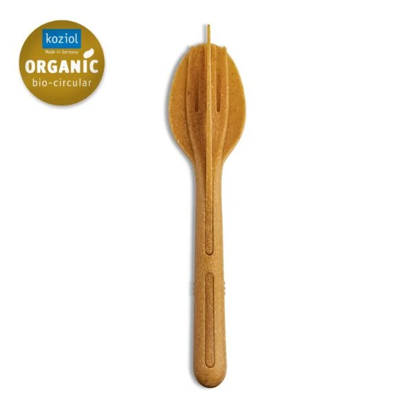 Klikk Bestick (Kniv, gaffel och matsked) - Wood 8003702 by Koziol color Svart