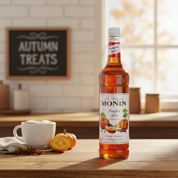 Monin Sirap Pumpa Krydda PET 100 66668 by MONIN color Svart