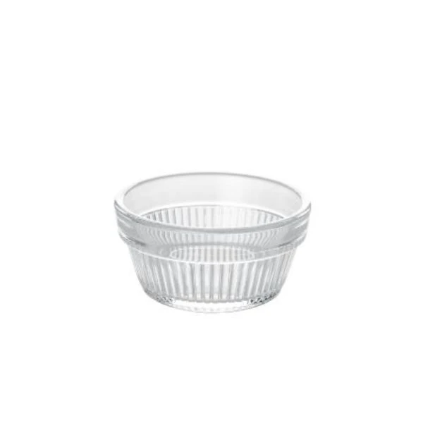 Portionsglas 75 ml räfflat - Polykarbonat 800212 by GLASS4EVER color Svart