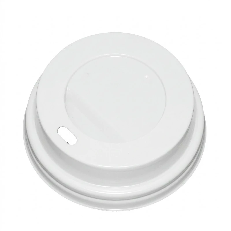 Plastlock Ø80 mm Vit Bionedbrytbart till kaffebägare 100 st. ML118709 by Multiline color Svart