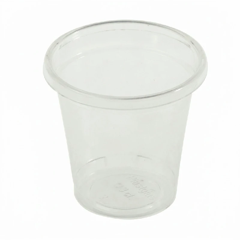 Plastglas 3 cl snapsglas Ø45 mm biologiskt nedbrytbara 100 st. ML118480 by Multiline color Svart