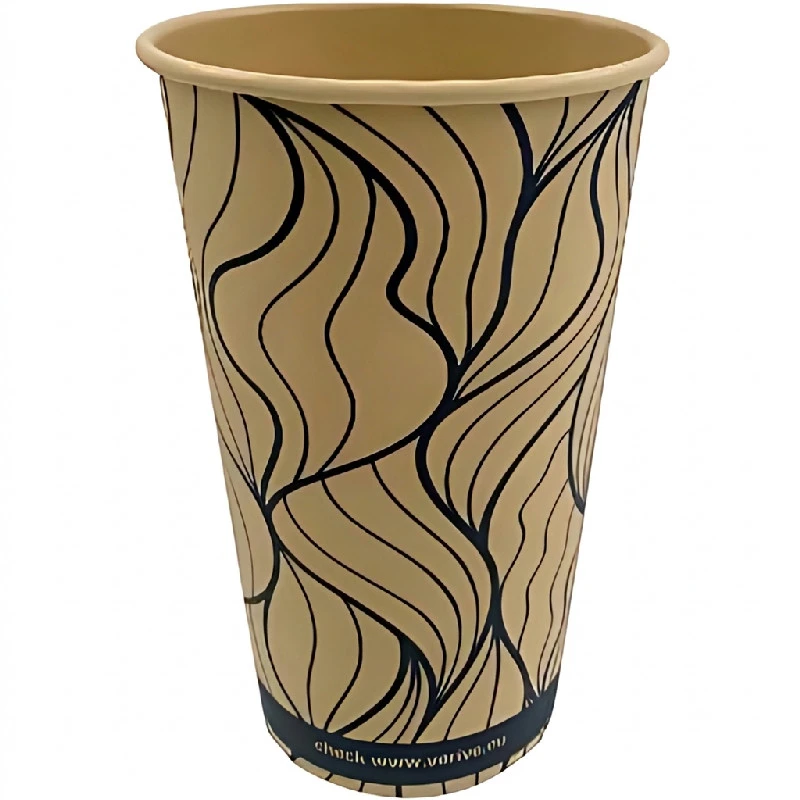 Kaffebägare 40 cl Ø90 mm Hållbar 50 st ML80550059 by Multiline color Svart