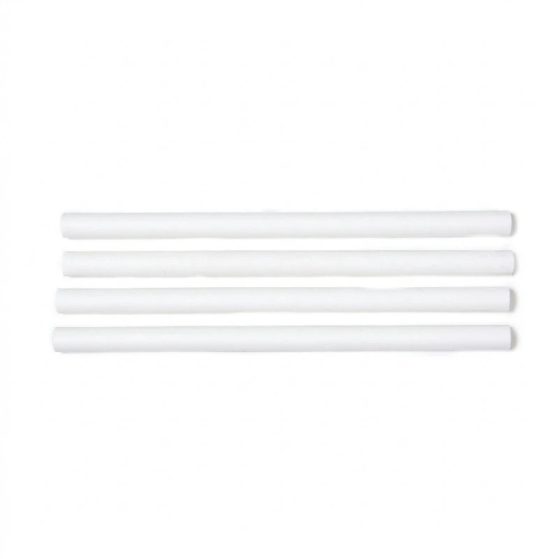 Sugrör Ø10x250 mm utan böj Bio Papper Vit 100 st ML124597 by Multiline color Svart