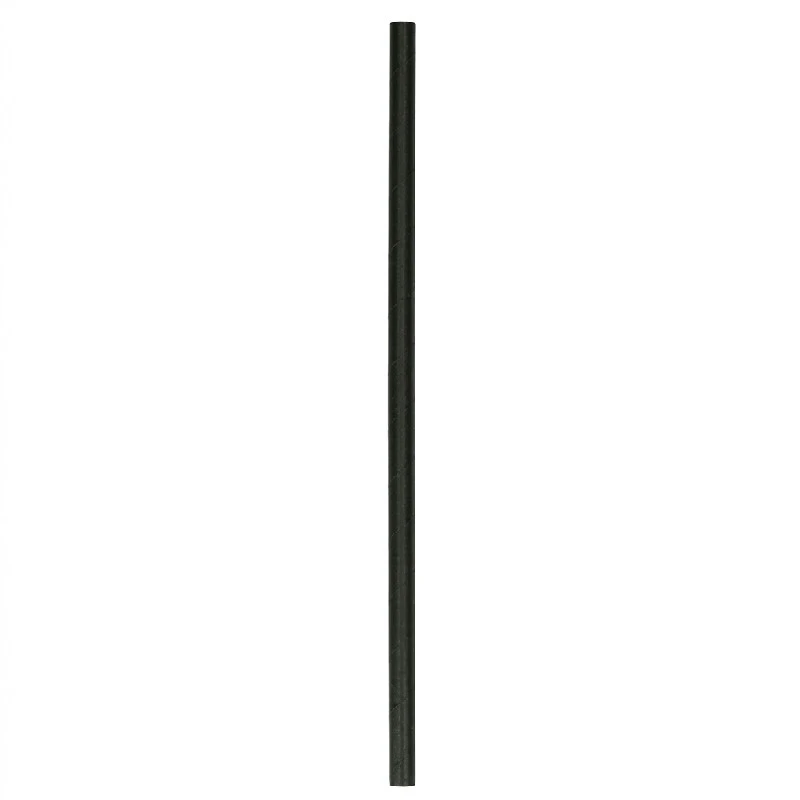Sugrör Ø8x230 mm 4-skikts raka papper Svart 250 st ML80550020-1 by Multiline color Svart