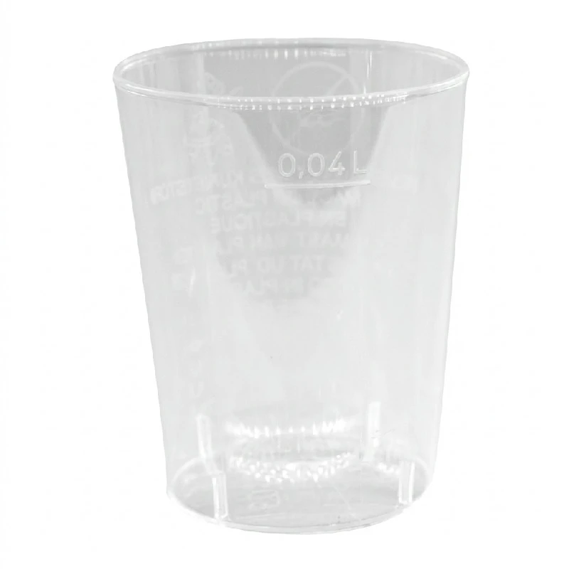 Plastglas Snapsglas 2/4 cl 50 st ML125724 by Multiline color Svart