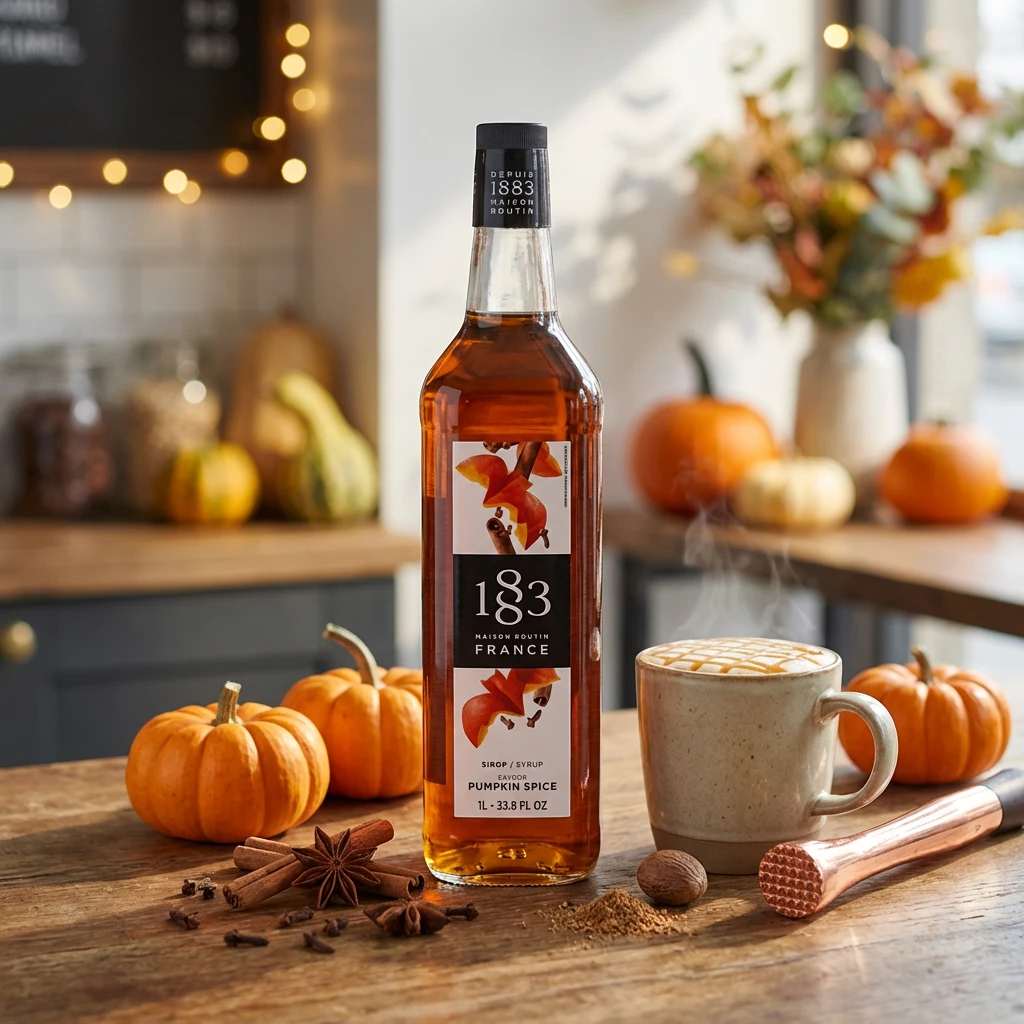 1883 Pumpkin Spice Sirap 100 cl 17-2880 by 1883 color Svart