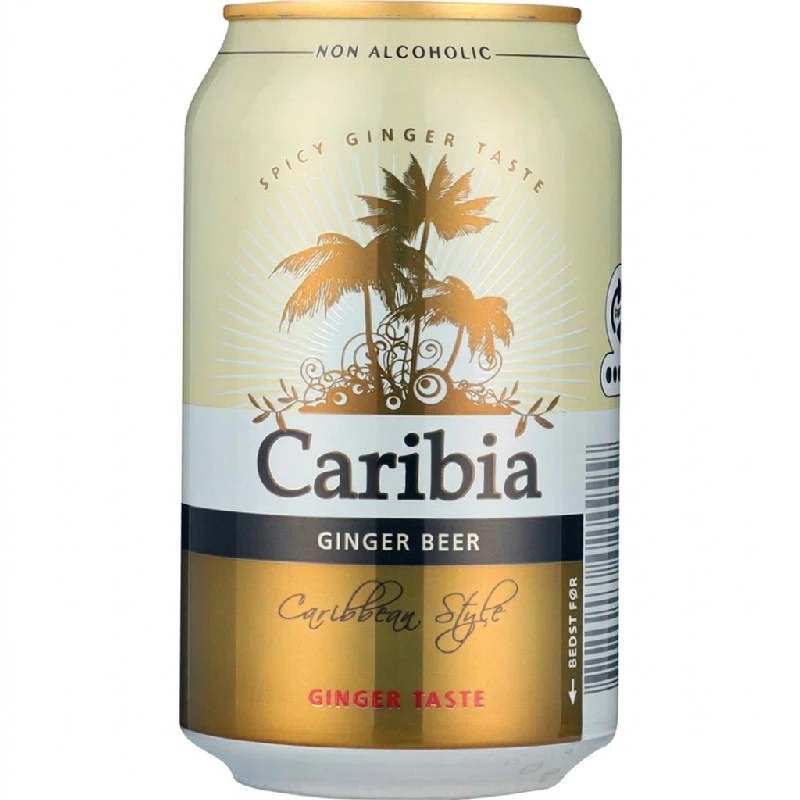 Caribia Ginger Beer 33cl Burk 290617 by Caribia color Svart
