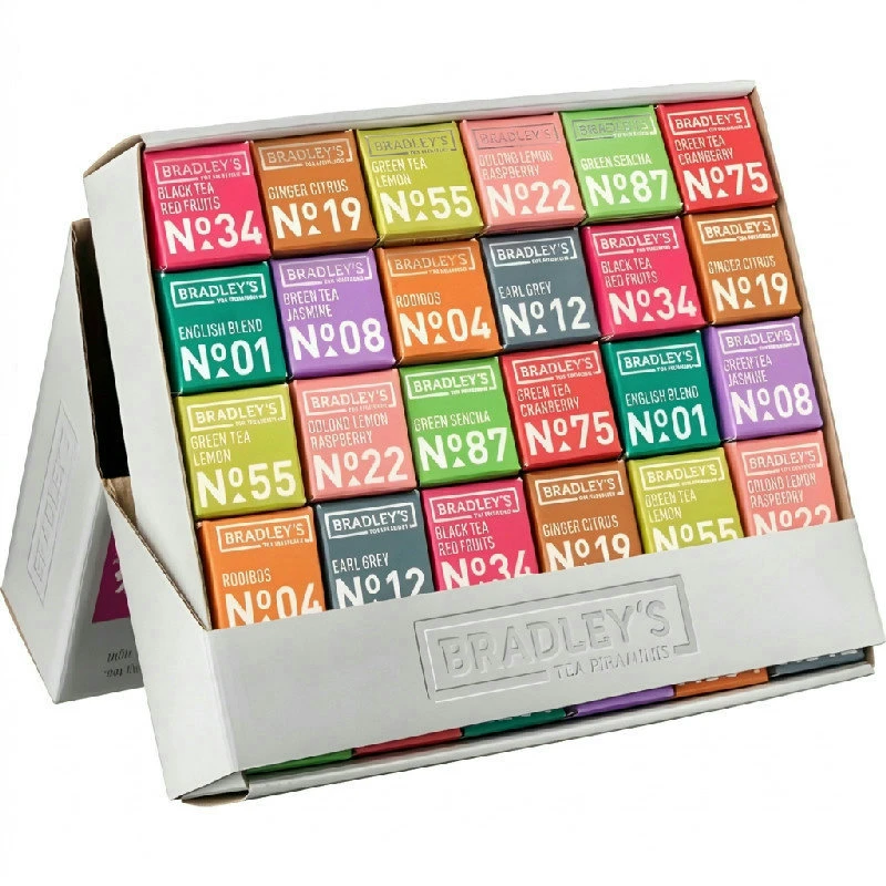 Bradley's Assorted Tea Box, FT (30 st. à 8g) 67122 by PICKWICK color Svart