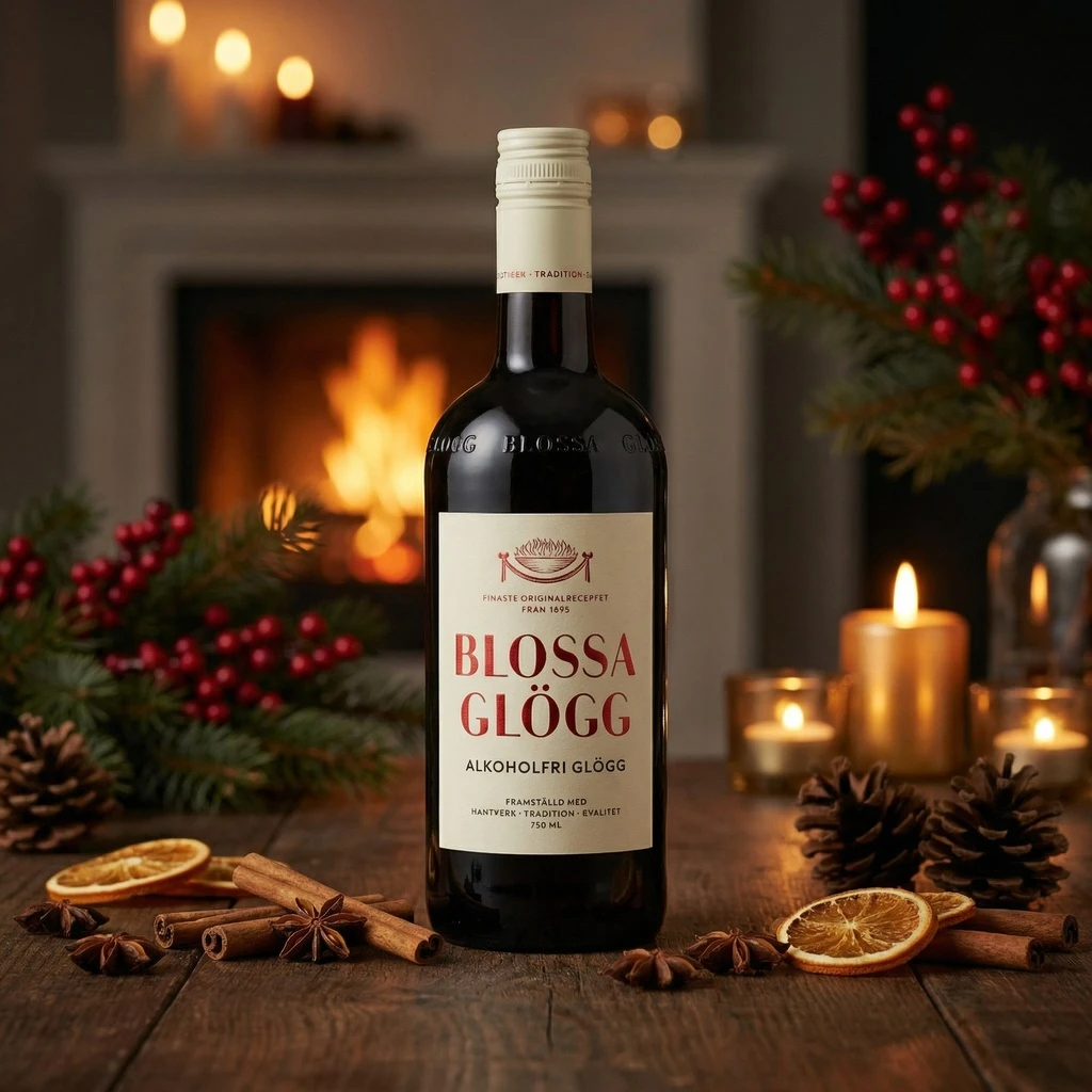 Blossa Alkoholfri Glögg 75 cl 40909 by BLOSSA color Svart