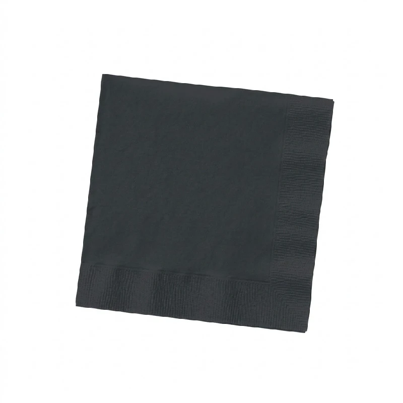 Middagsservett, 40x40cm, svart, 70 st 10954 by GS Supply color Vit
