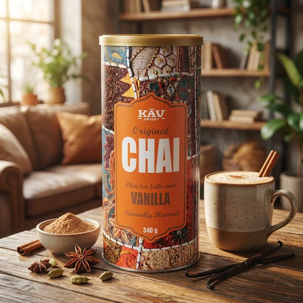 Chai Vanilla 340 g burk KAV3205 by KAVALAN color Svart
