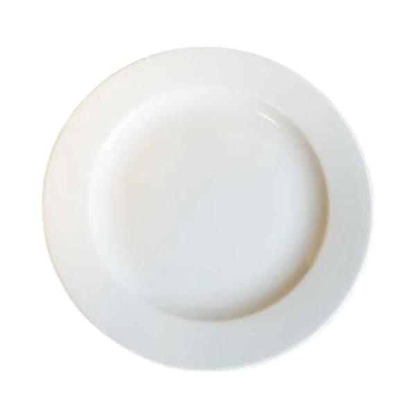 Amalie Flat Tallrik 24 cm Vit 5010142 by Amalie color Svart