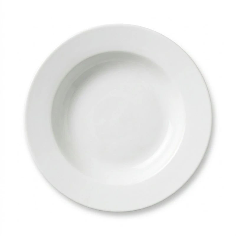 Amalie Djup Tallrik 24 cm Vit 5010144 by Amalie color Svart