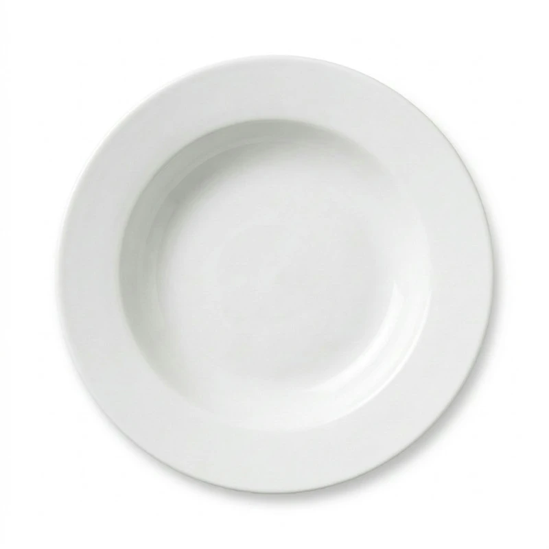Amalie Djup Tallrik 24 cm Vit 5010144 by Amalie color Svart
