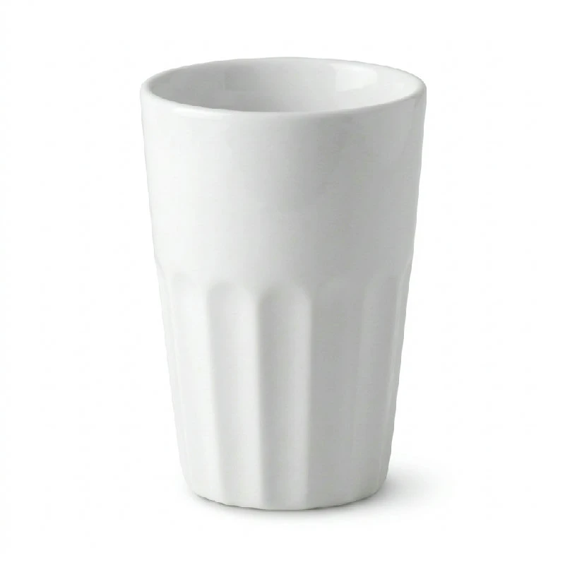 Amalie Mugg 400 ml Räfflad Vit 5010191 by Amalie color Svart