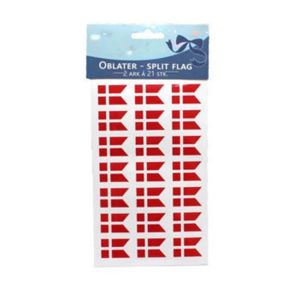 Oblater Splitflagga 42 st. 4200260  color Svart