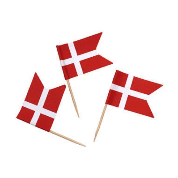 Flaggor på pinne / Tårtflaggor 25 st. 4200264  color Svart