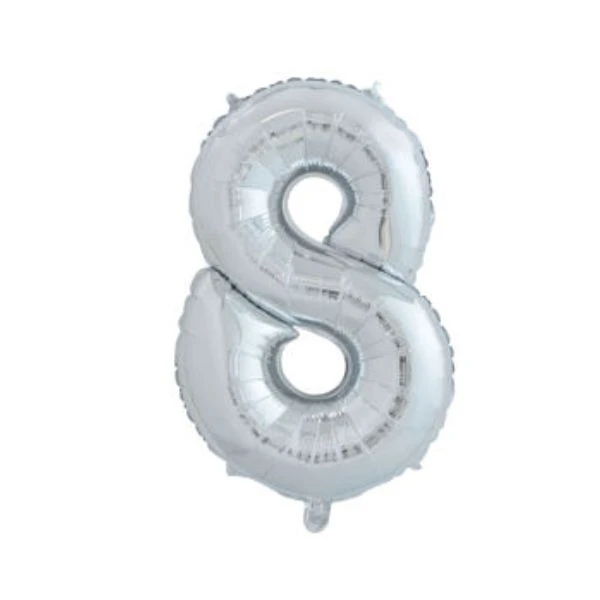 Sifferballong Nummer "8" 65 cm 4201518  color Svart