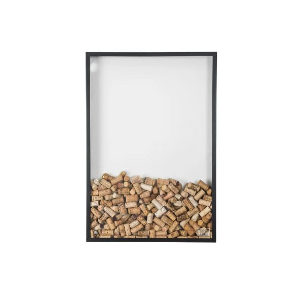 Ram för vinkorkar – Den stora i mattsvart WF302 by Wineframe color Svart