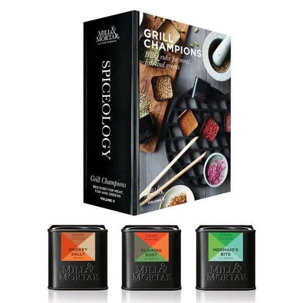 Grill Champions - Grillkryddor Presentförpackning 30096MM by mill&morto color Svart