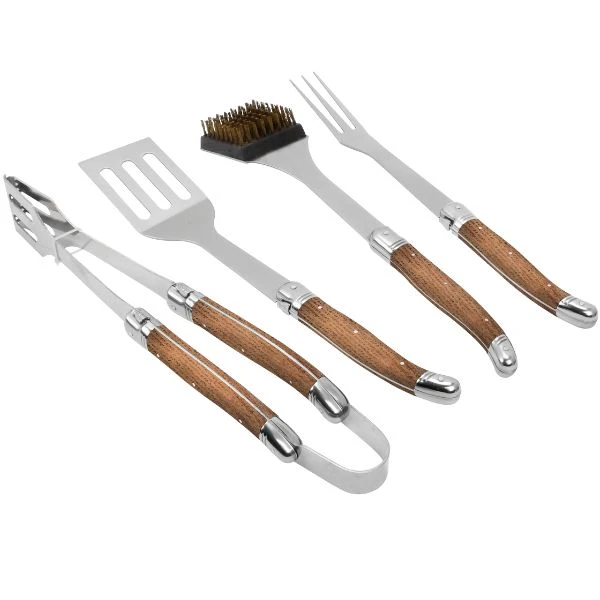 Laguiole By Haws BBQ-set 4 delar 30-LG0119OAK by Laguiole By Hâws color Svart