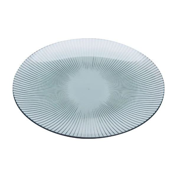 Tallrik grön plast Ø 20 cm 4201147 by HAAHR & CO color Svart